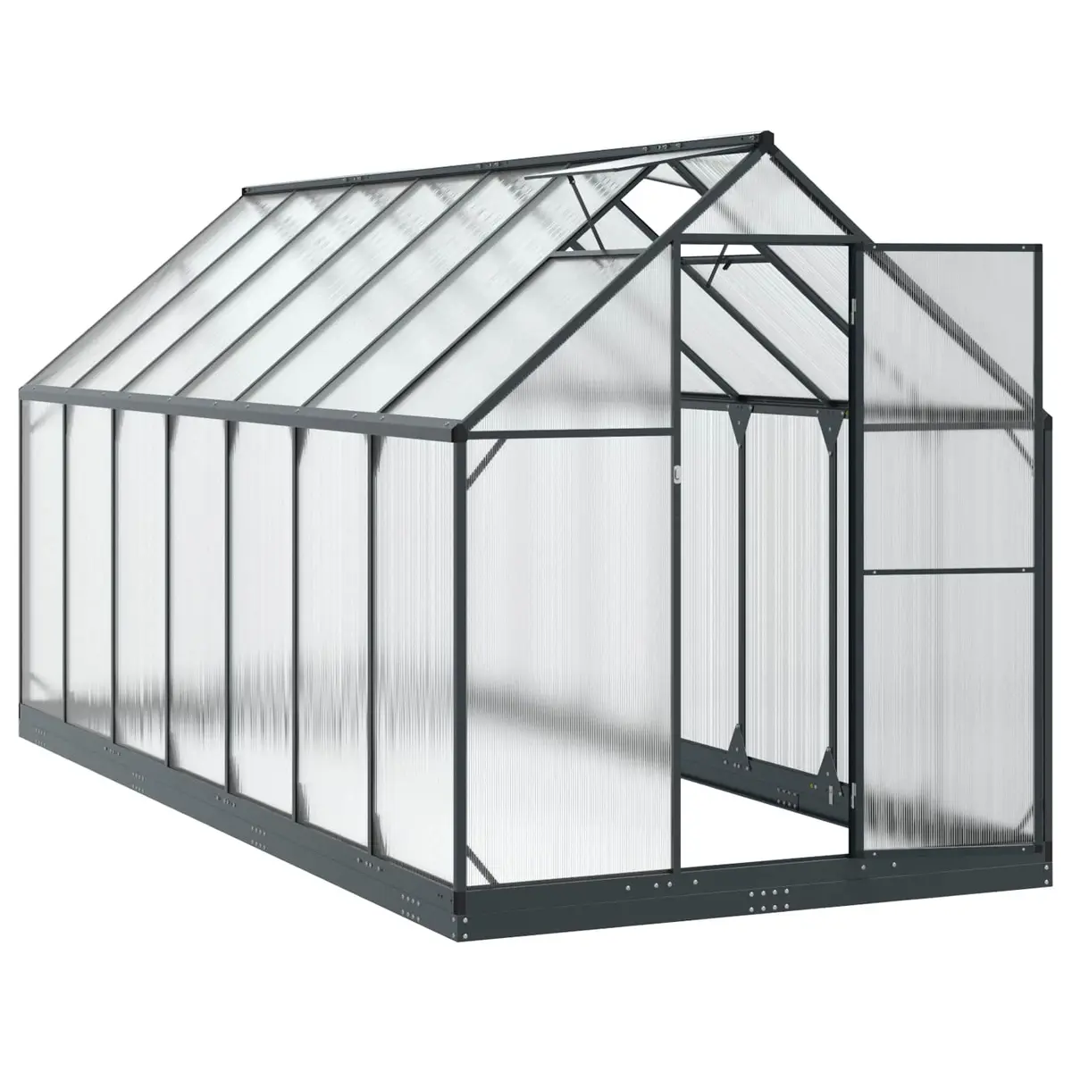 Adjustable Garden Greenhouse Tunnel in Anthracite