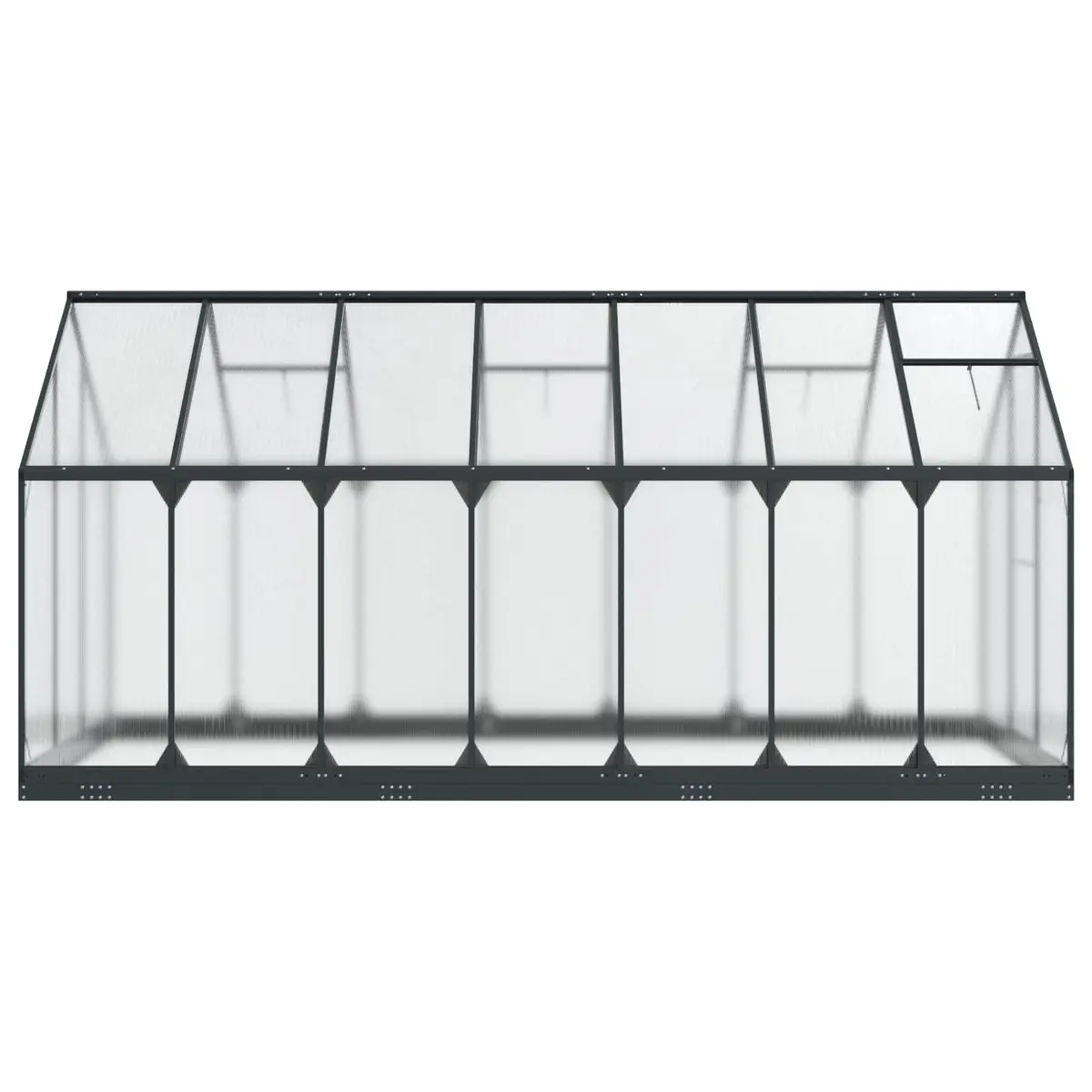 Adjustable Garden Greenhouse Tunnel in Anthracite