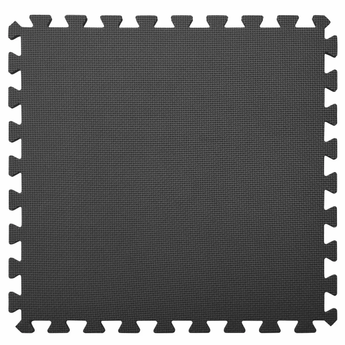 Pool Ground Mat EVA Foam 6 Pcs Black Interlocking Tiles