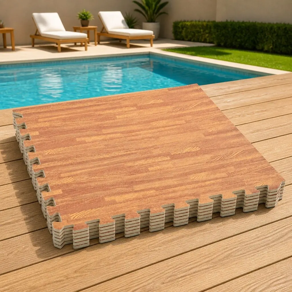 EVA Foam Pool Ground Mat 6-Piece Non-Slip Set
