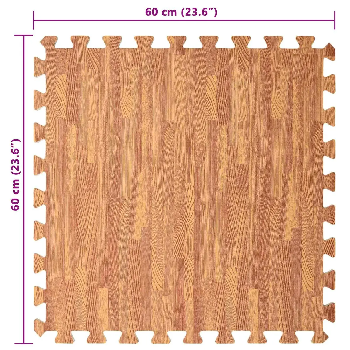 EVA Foam Pool Ground Mat 6-Piece Non-Slip Set