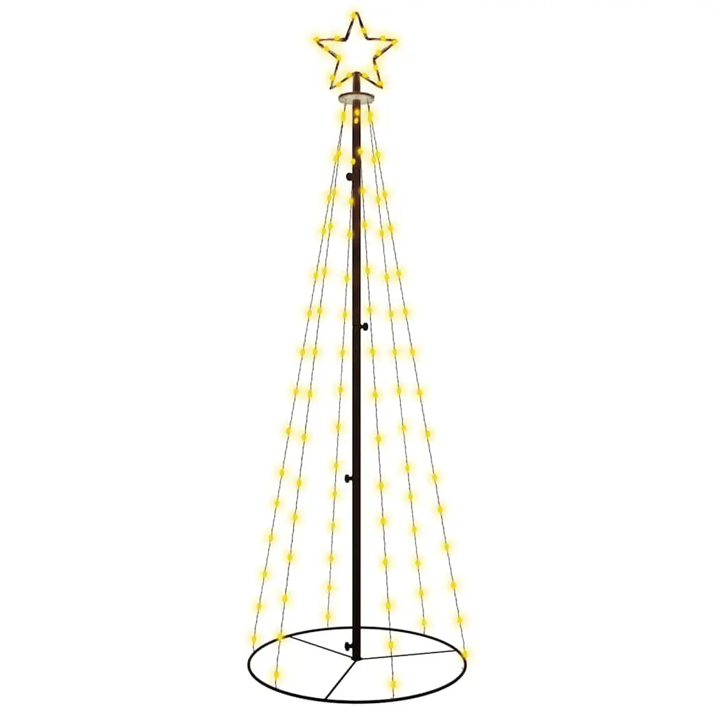 LED Christmas Cone Tree with 108 Warm White Lights