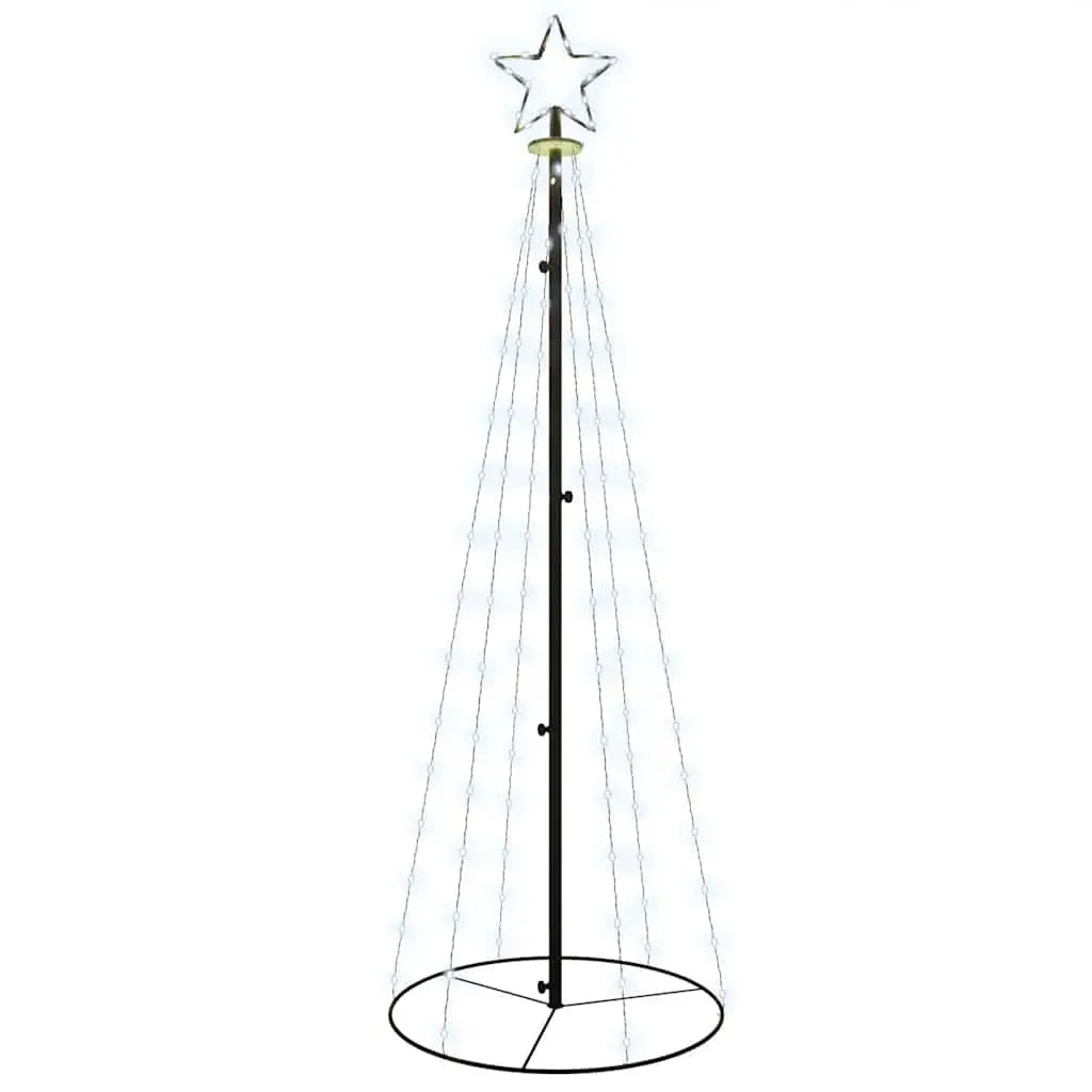 Christmas Cone Tree Cold White 108 LEDs 70x180cm Indoor Outdoor Holiday