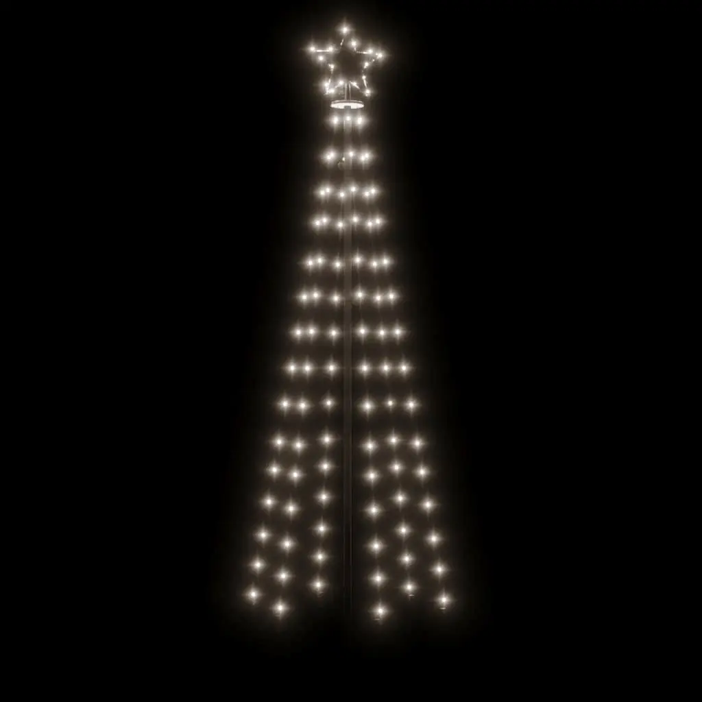 Christmas Cone Tree Cold White 108 LEDs 70x180cm Indoor Outdoor Holiday