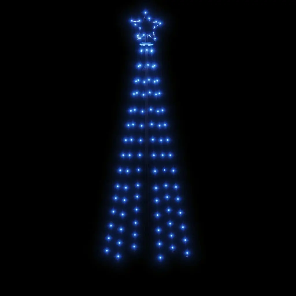 Christmas Cone Tree 180cm Blue LED Indoor Outdoor Seasonal Decoration