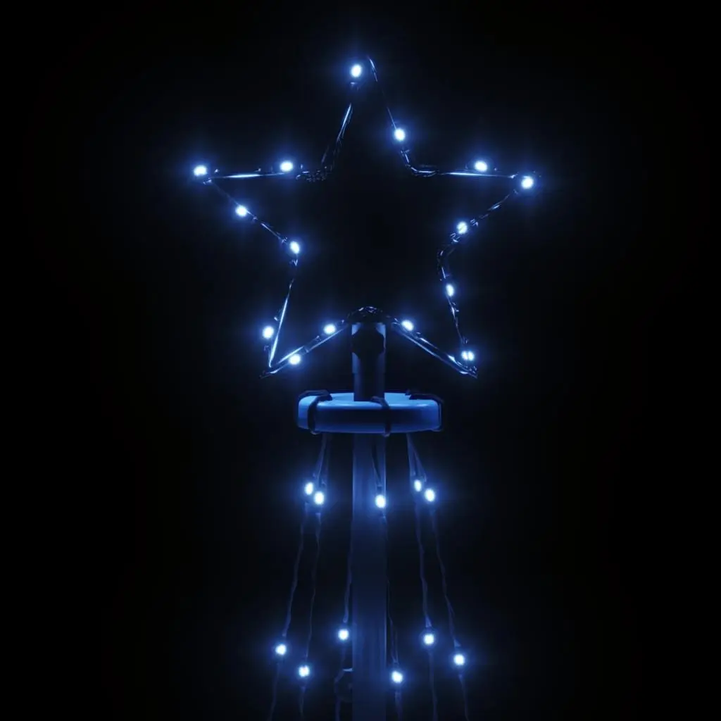 Christmas Cone Tree 180cm Blue LED Indoor Outdoor Seasonal Decoration