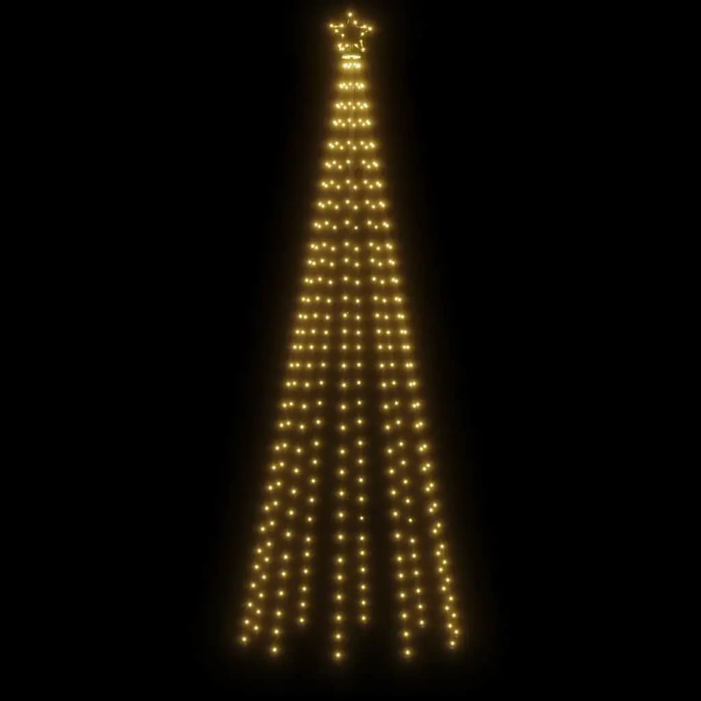 Christmas Cone Tree 310 LED Warm White 100x300cm Indoor Outdoor Seasonal