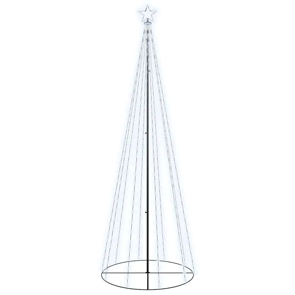 Christmas Cone Tree with 310 Cold White LEDs