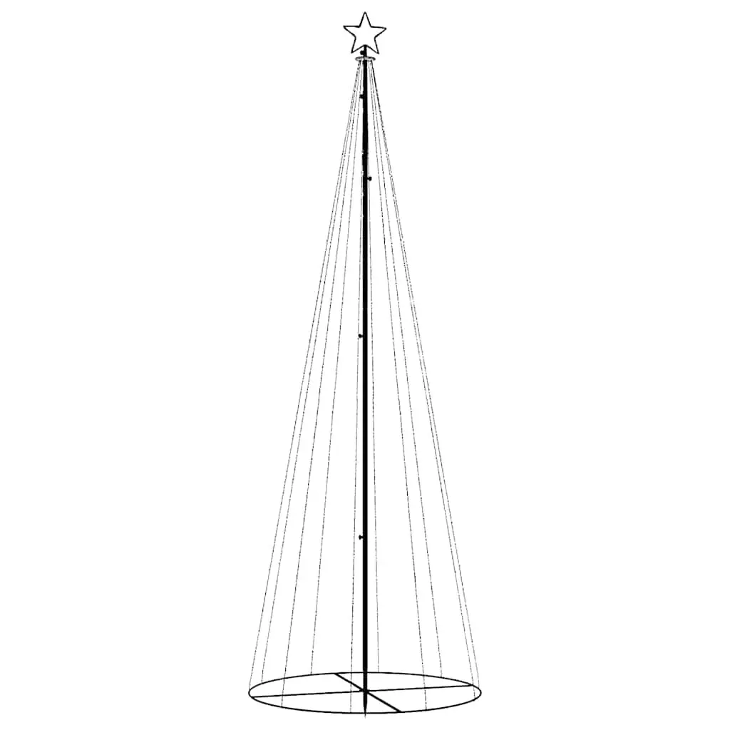 Christmas Cone Tree LED 310 Blue 100cm Diameter 300cm Height Indoor Outdoor Decoration