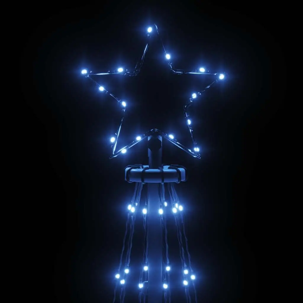 Christmas Cone Tree LED 310 Blue 100cm Diameter 300cm Height Indoor Outdoor Decoration