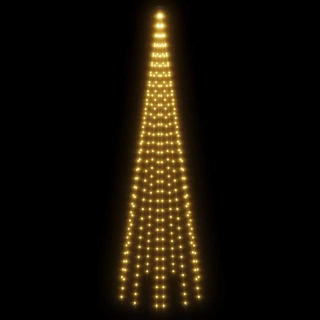 300cm Christmas Tree Flagpole Light with 310 LEDs