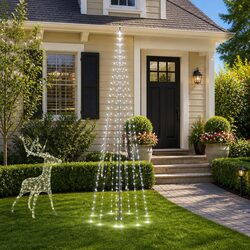 Outdoor Christmas Tree Light for Flagpoles 300cm