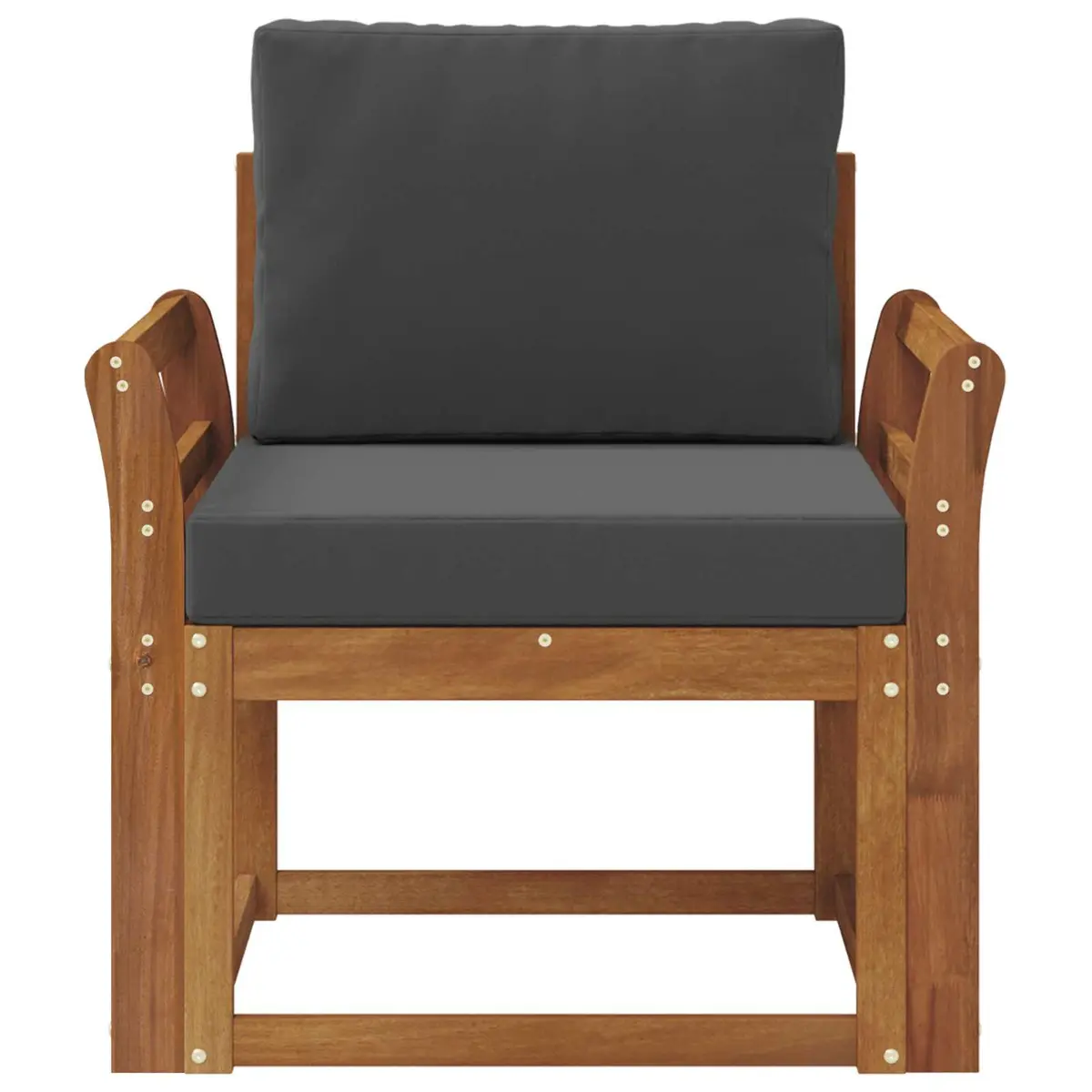 Outdoor Sectional Sofa Set in Solid Acacia Wood