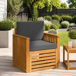 Modular Brown Outdoor Sectional Sofa for Gardens