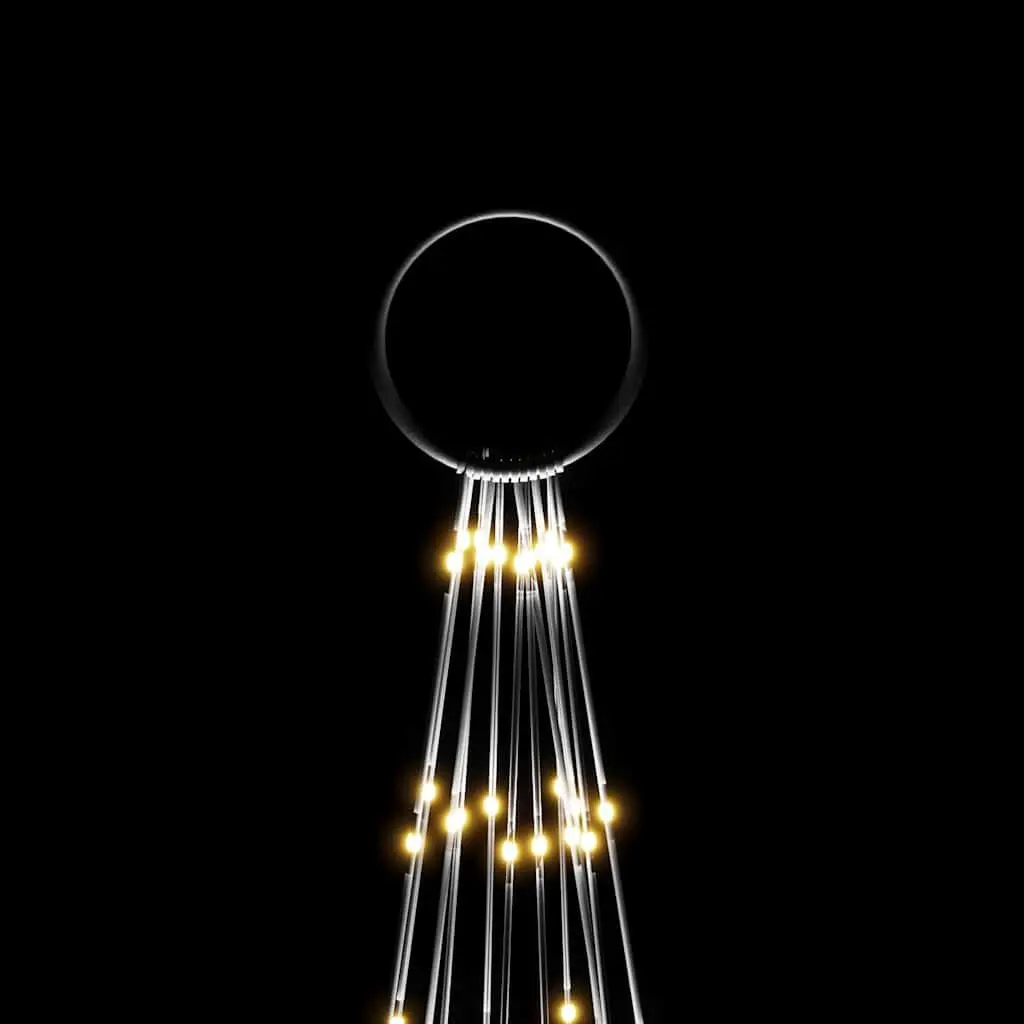 LED Christmas Tree 500cm Warm White 732 LEDs 8 Effects