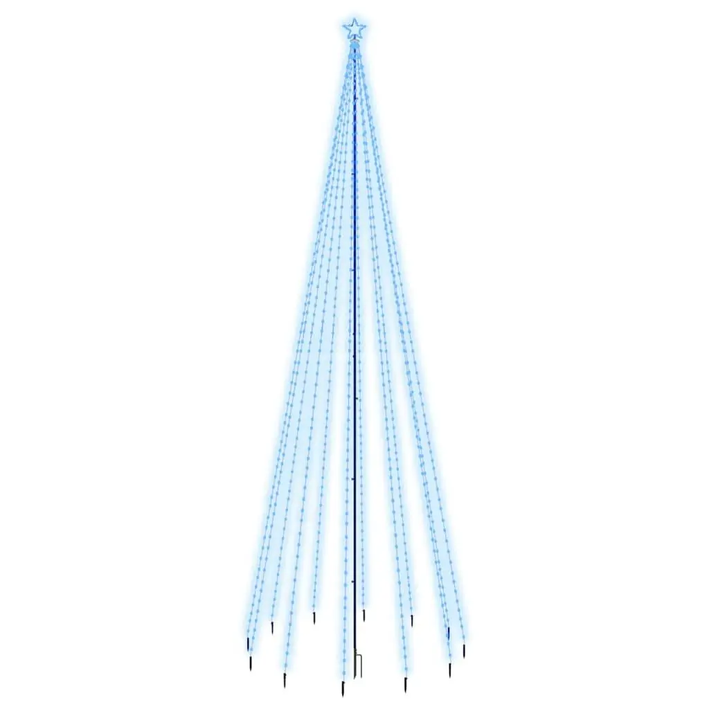 500cm Blue Christmas Tree with Spike & 732 LEDs