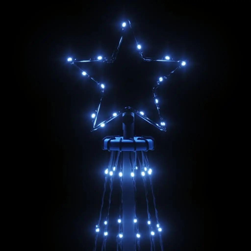 500cm Blue Christmas Tree with Spike & 732 LEDs