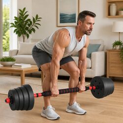 Adjustable 4-in-1 Dumbbell Set 40kg for Home Workouts
