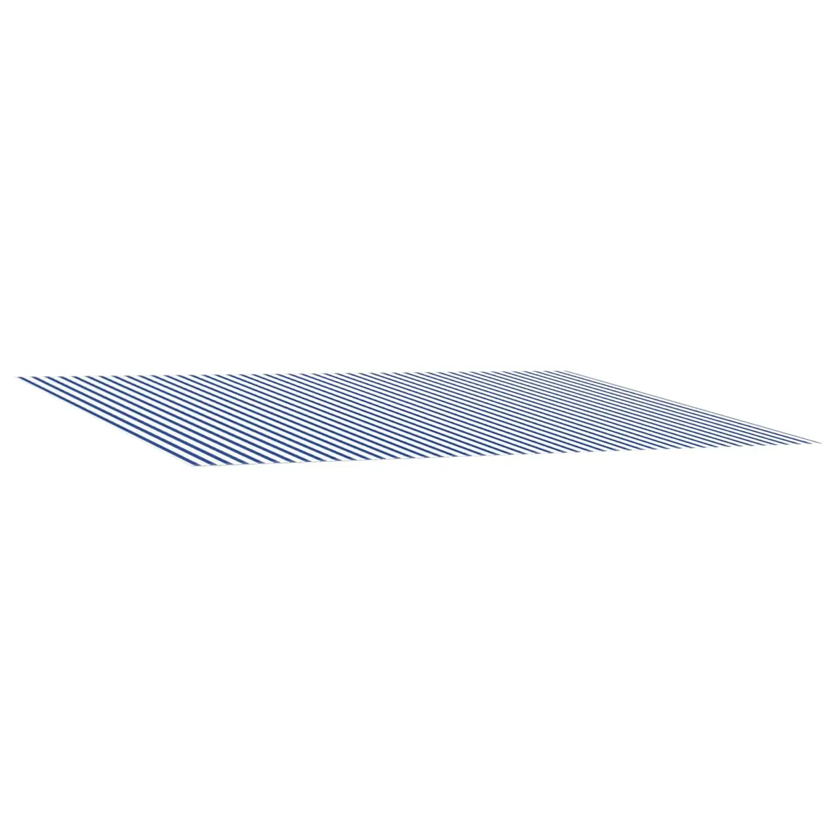 Awning Replacement Fabric Polyester 400 x 300 cm Blue White