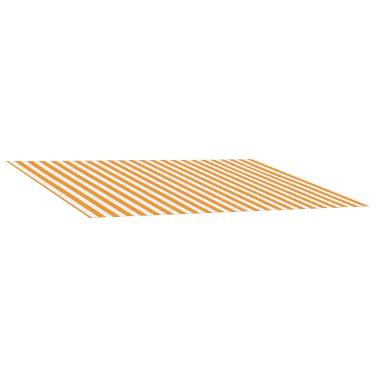 Awning Replacement Fabric Polyester 350 x 250 cm Yellow White