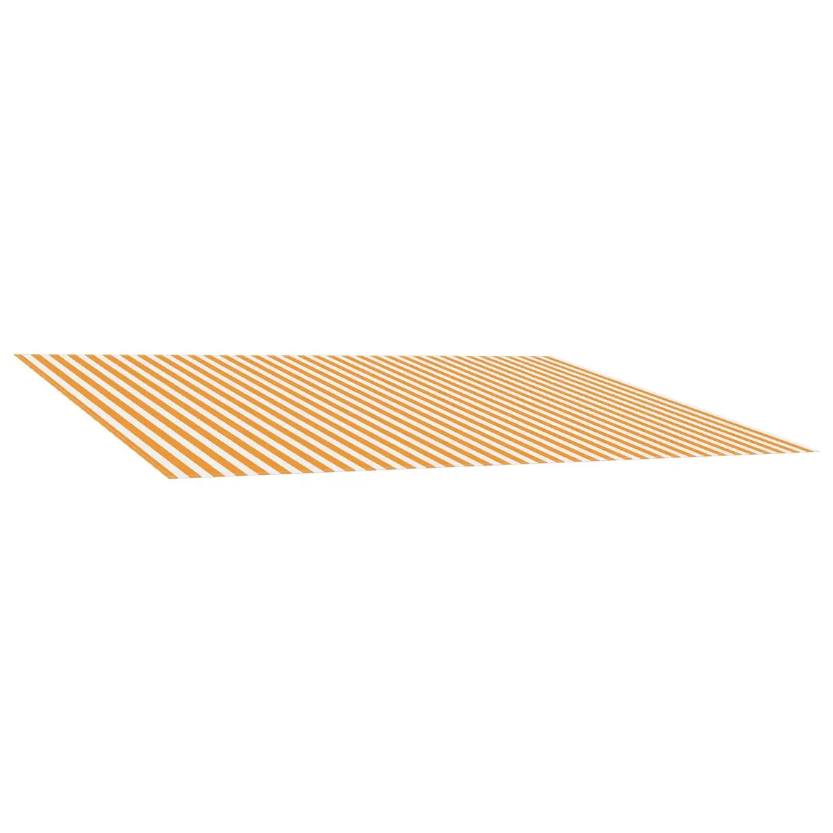 Awning Replacement Fabric Polyester 400 x 350 cm Yellow White