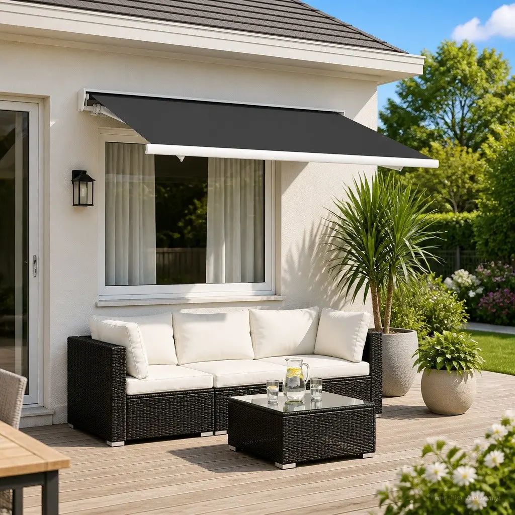 Anthracite Awning Replacement Fabric 300 x 250 cm