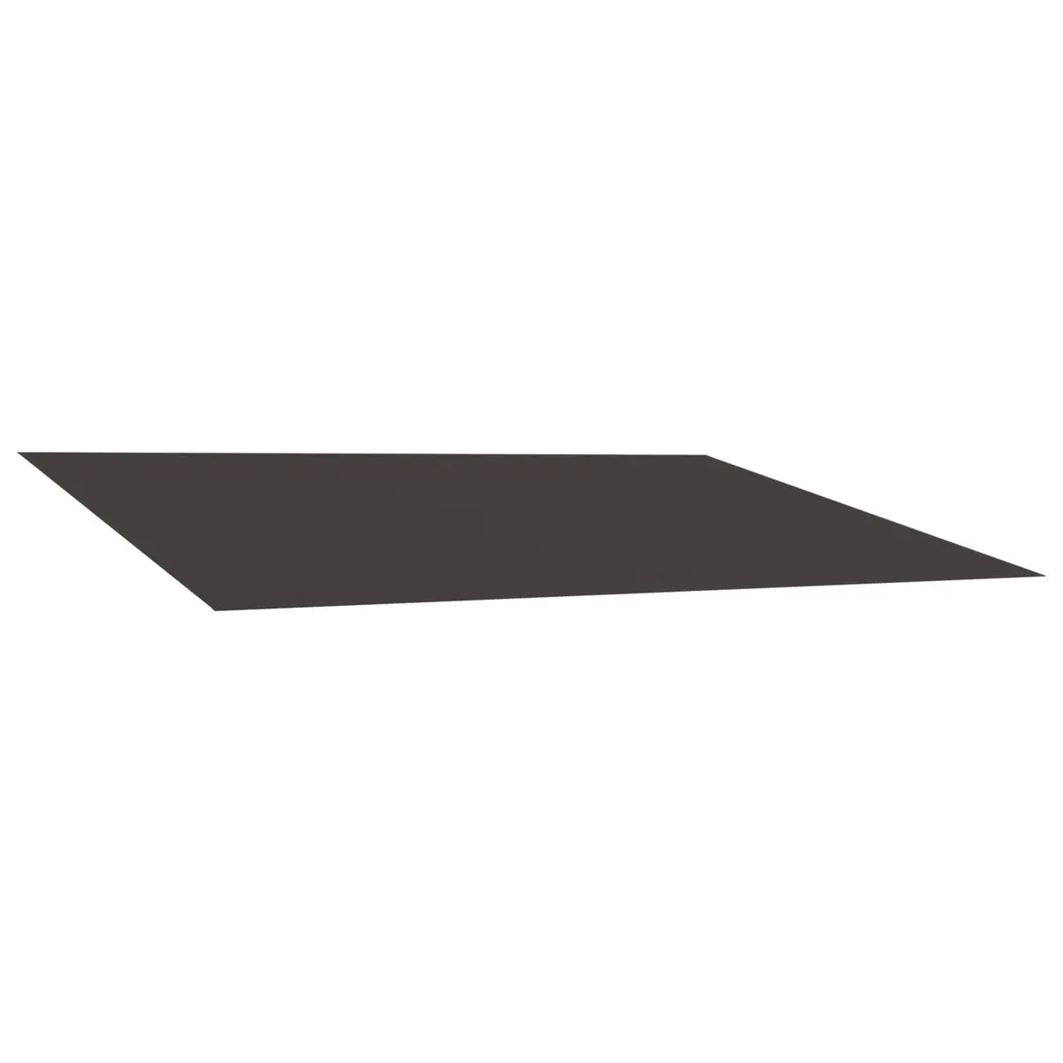 Awning Replacement Fabric Polyester 500 x 300 cm Anthracite Weather-Resistant