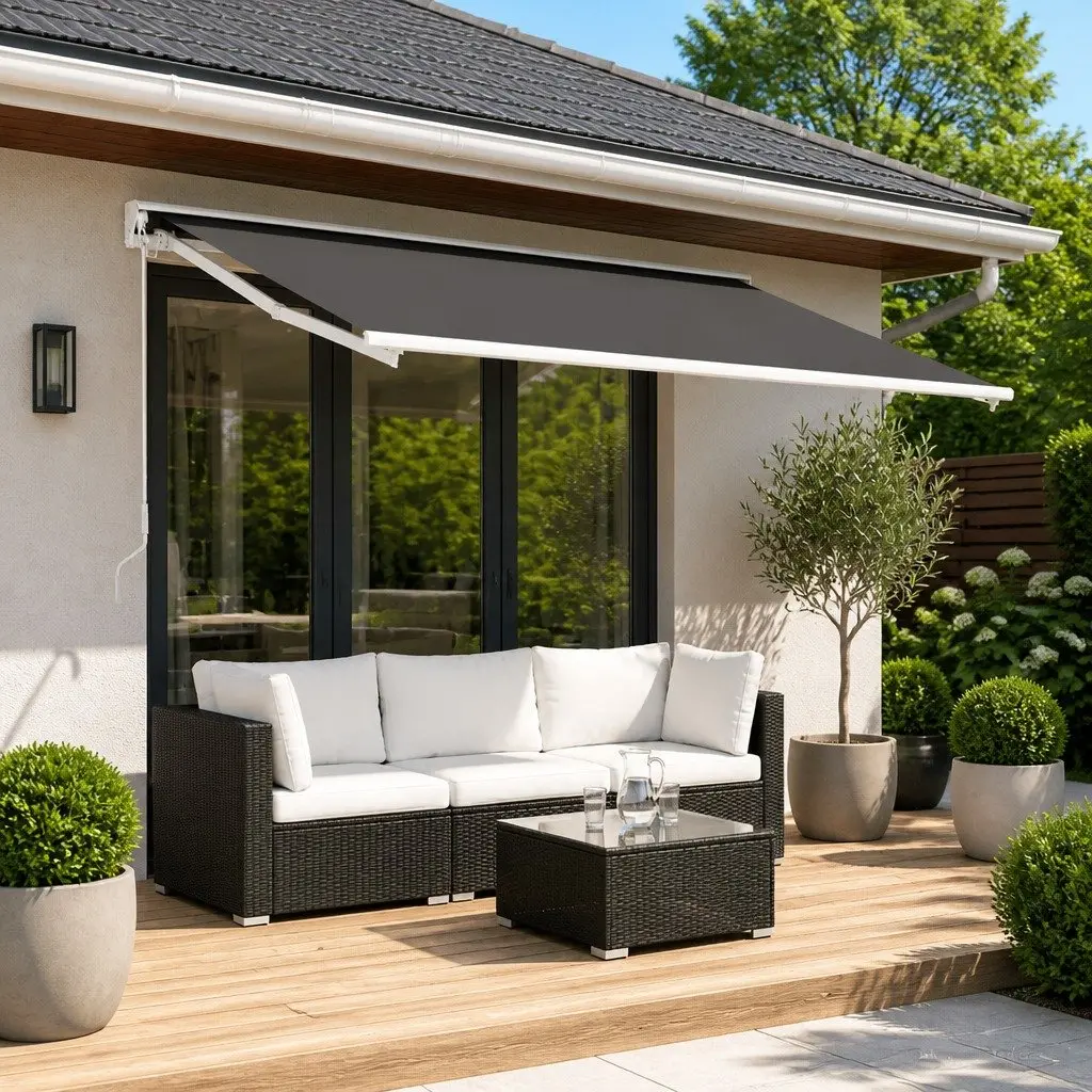 Anthracite Awning Fabric 500 x 350 cm