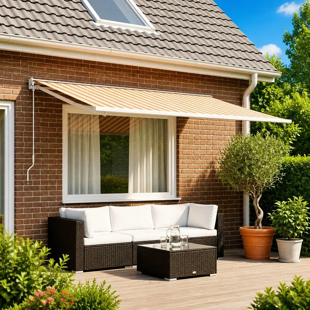 Multicolour Replacement Awning Fabric 300 x 250 cm