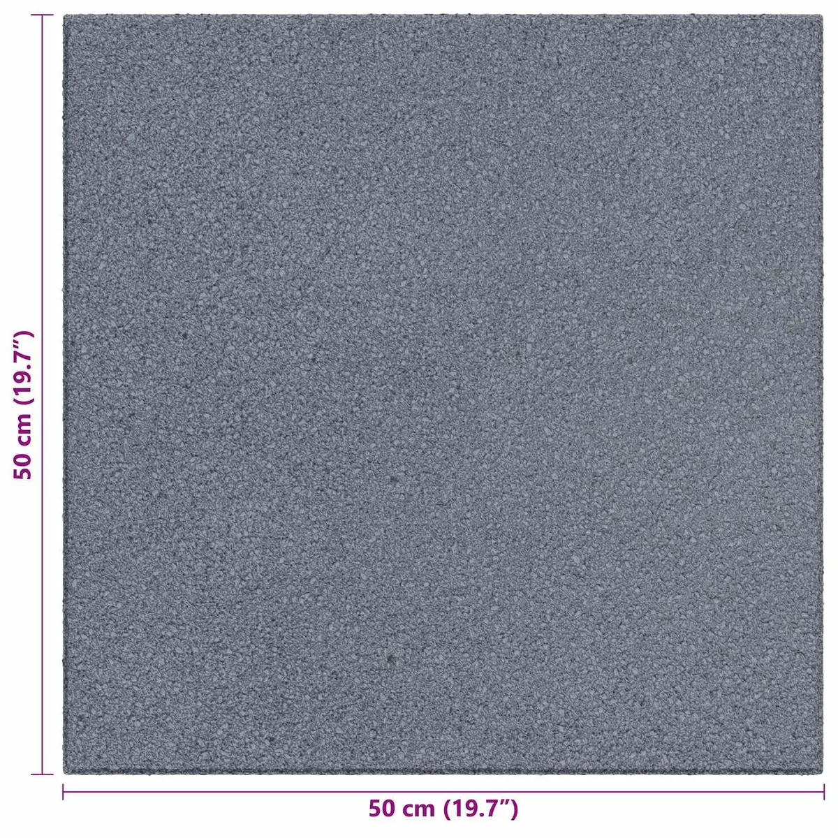 Fall Protection Tiles 24 pcs Grey 50 x 50 cm