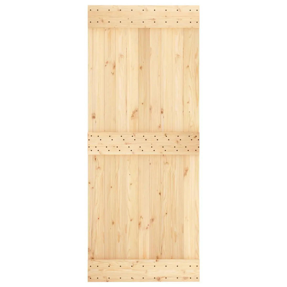 Solid Pine Wood Modern Sliding Door 85 x 210 cm
