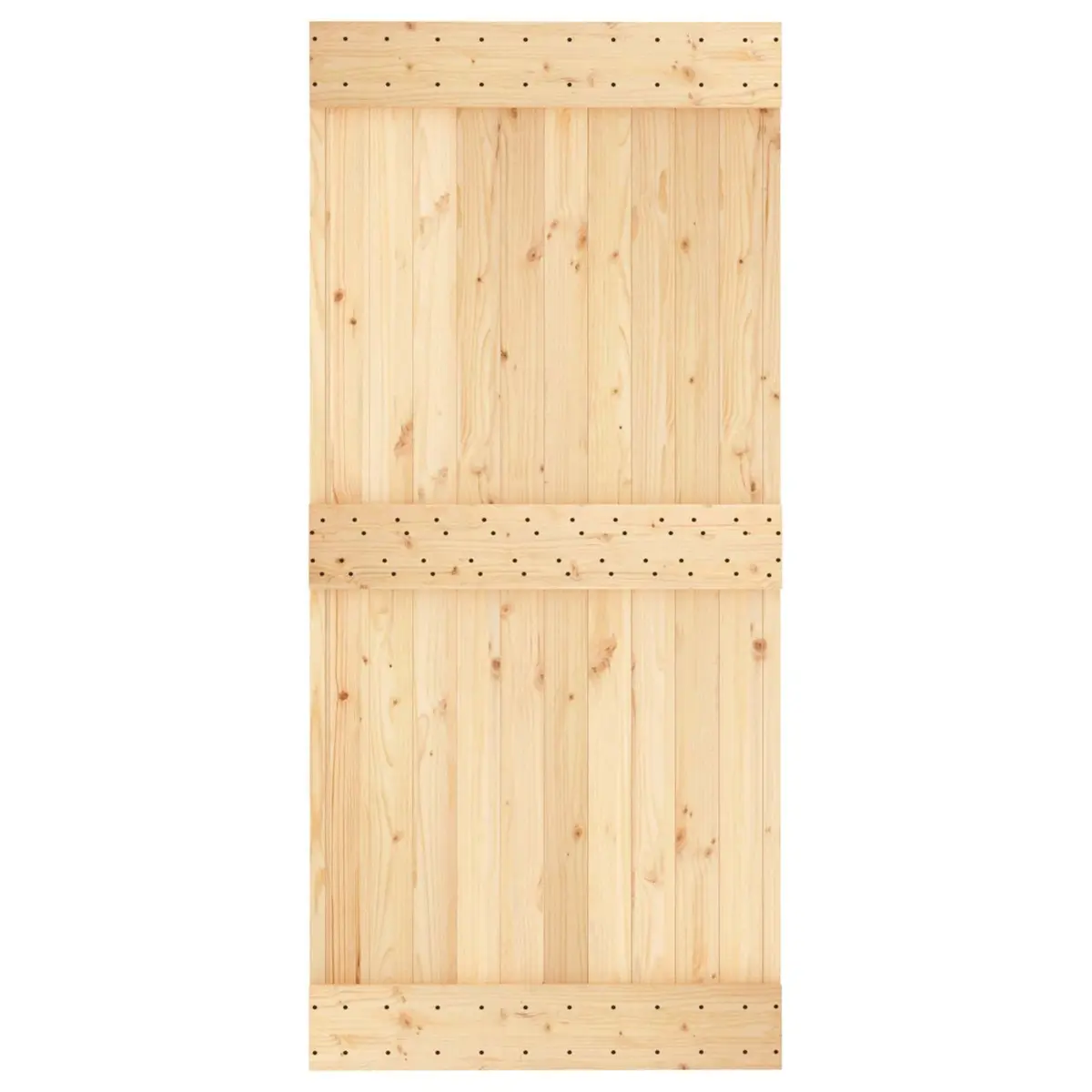 Solid Pine Wood Modern Sliding Door 95 x 210 cm