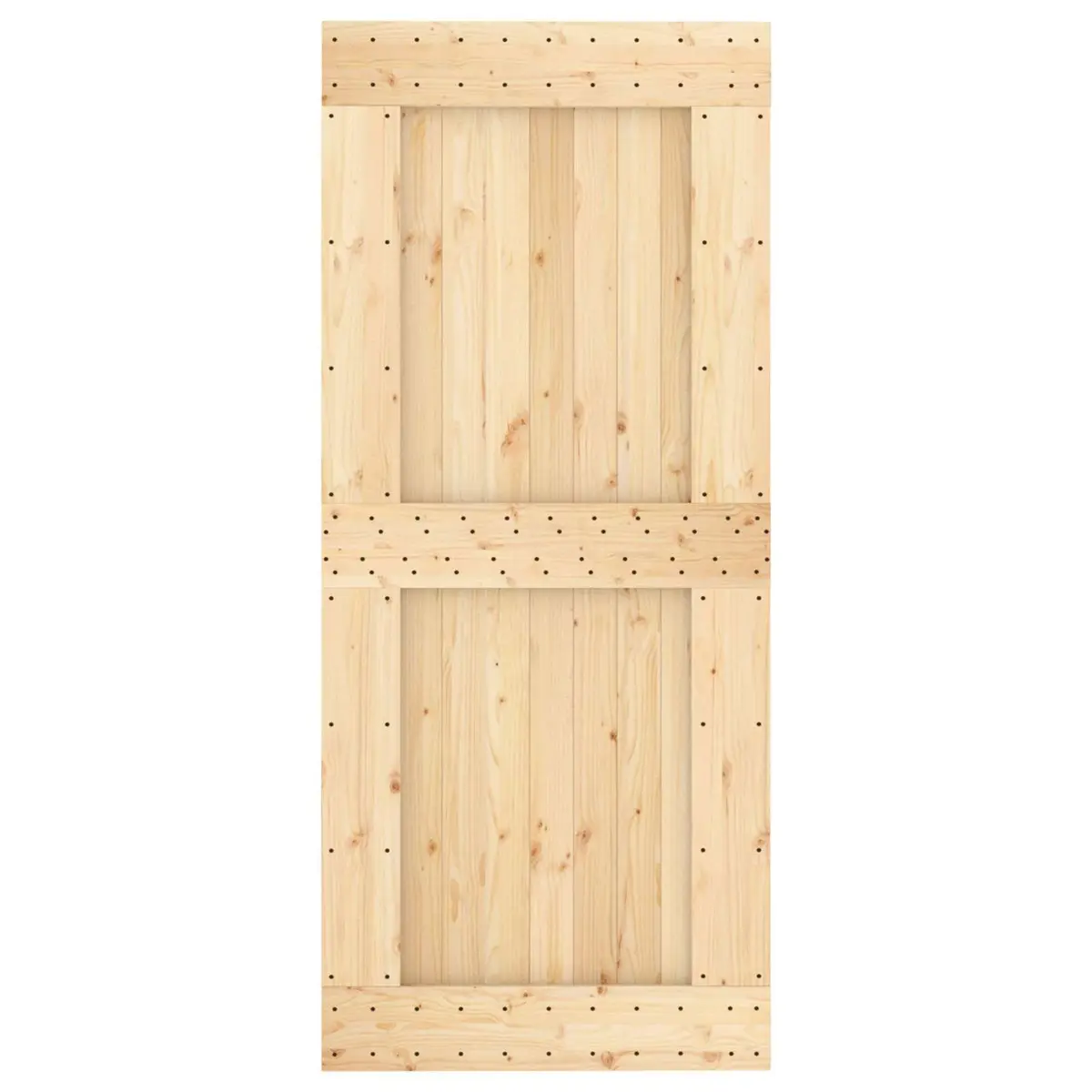 Room Divider Sliding Door Solid Pine Wood 90 x 210 cm