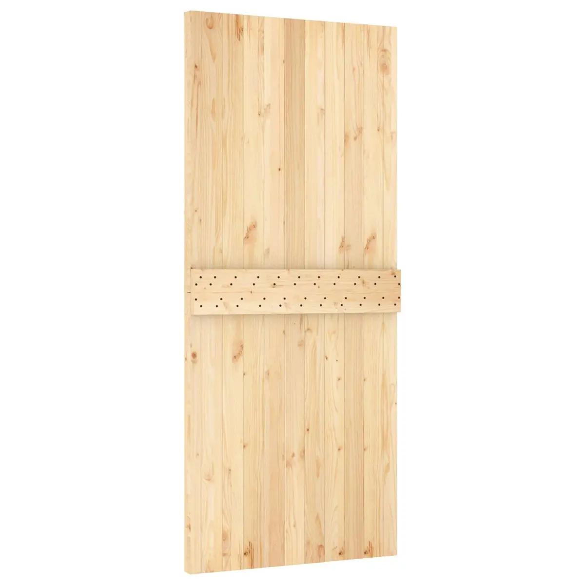 Room Divider Sliding Door Solid Pine Wood 90 x 210 cm