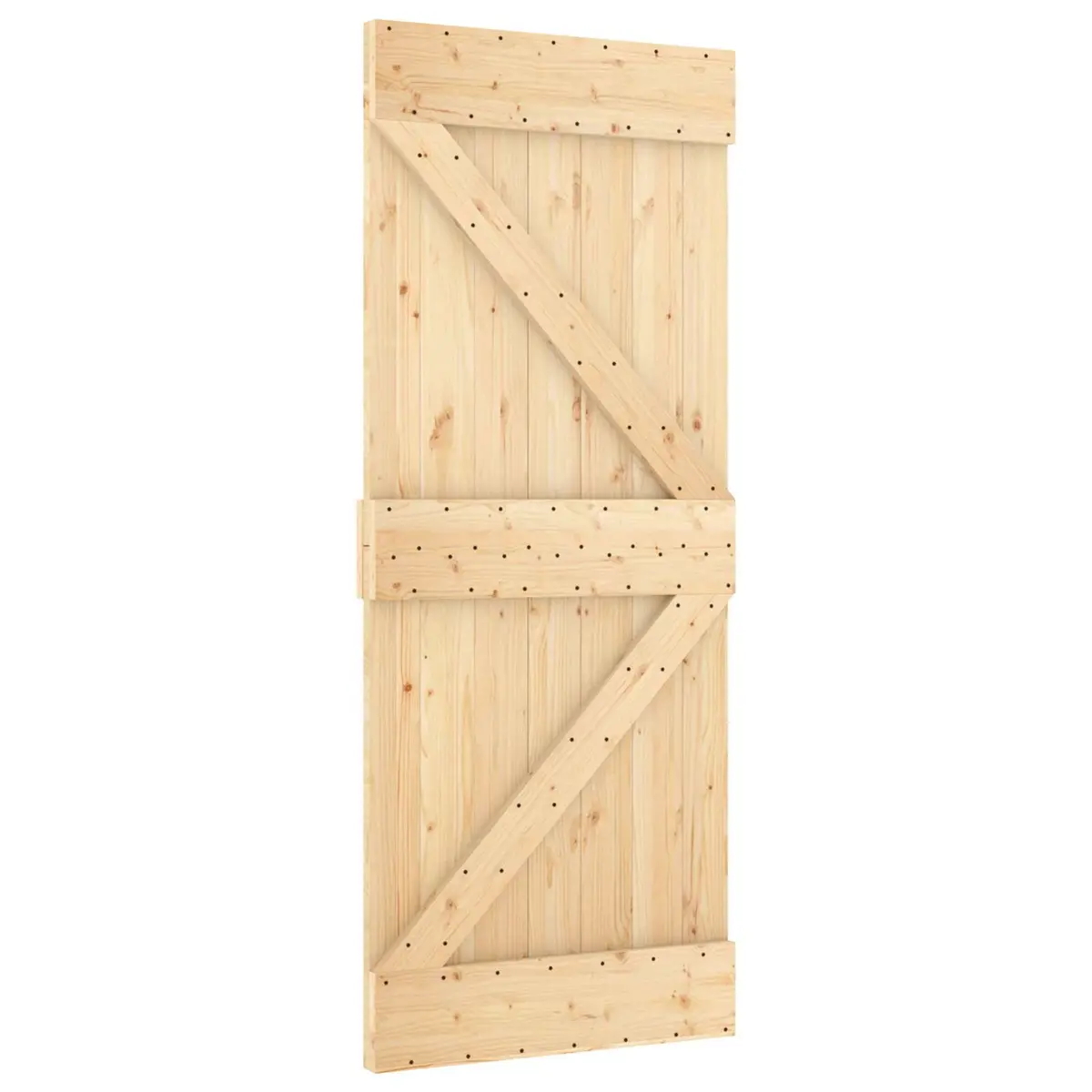 Solid Pine Wood Sliding Door 85 x 210 cm