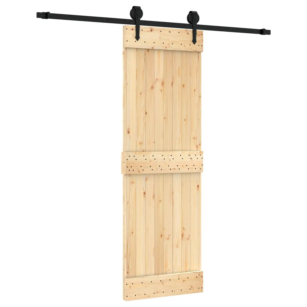 Sliding Door 70 x 210 cm Solid Pine Wood