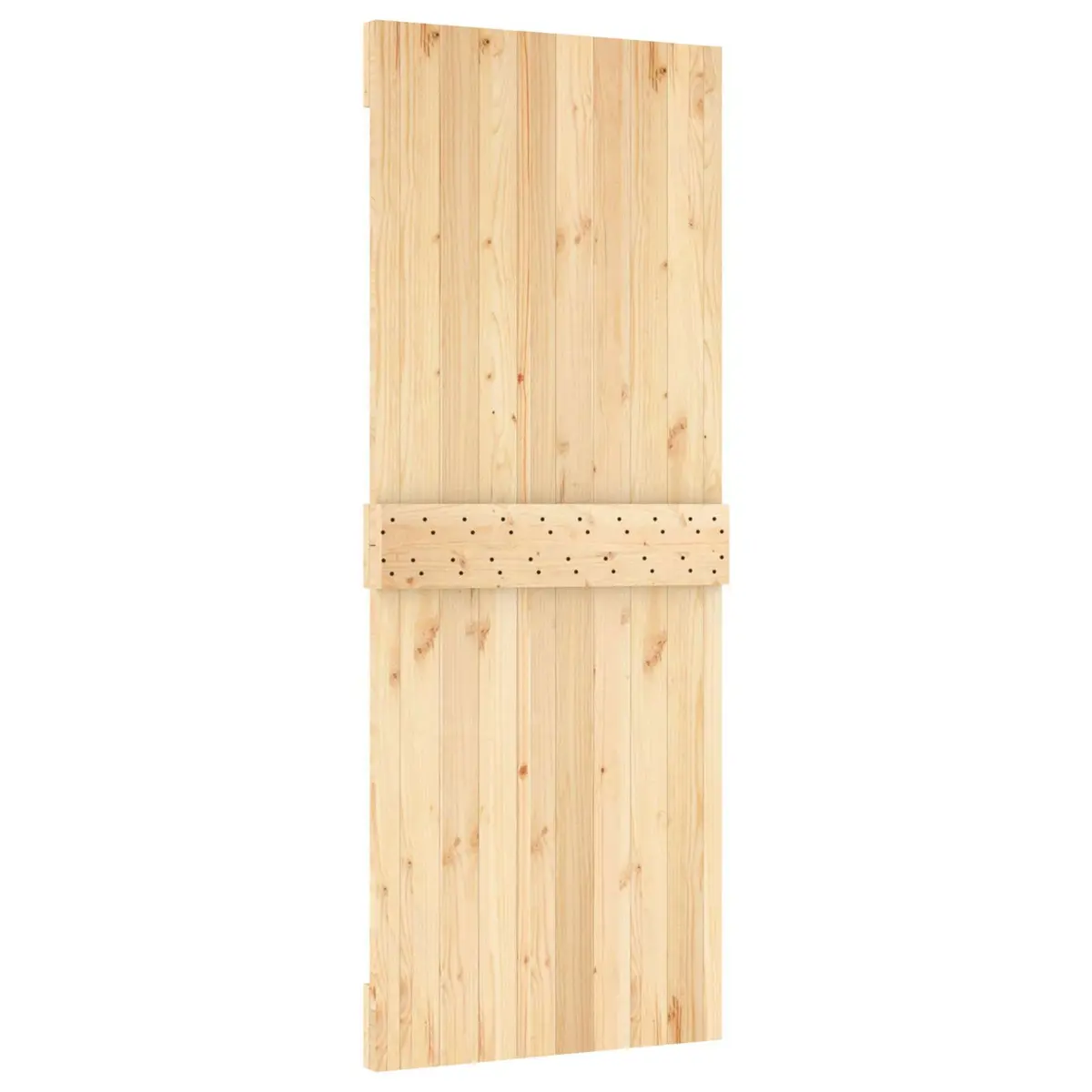 Sliding Door Solid Pine Wood 80 x 210 cm