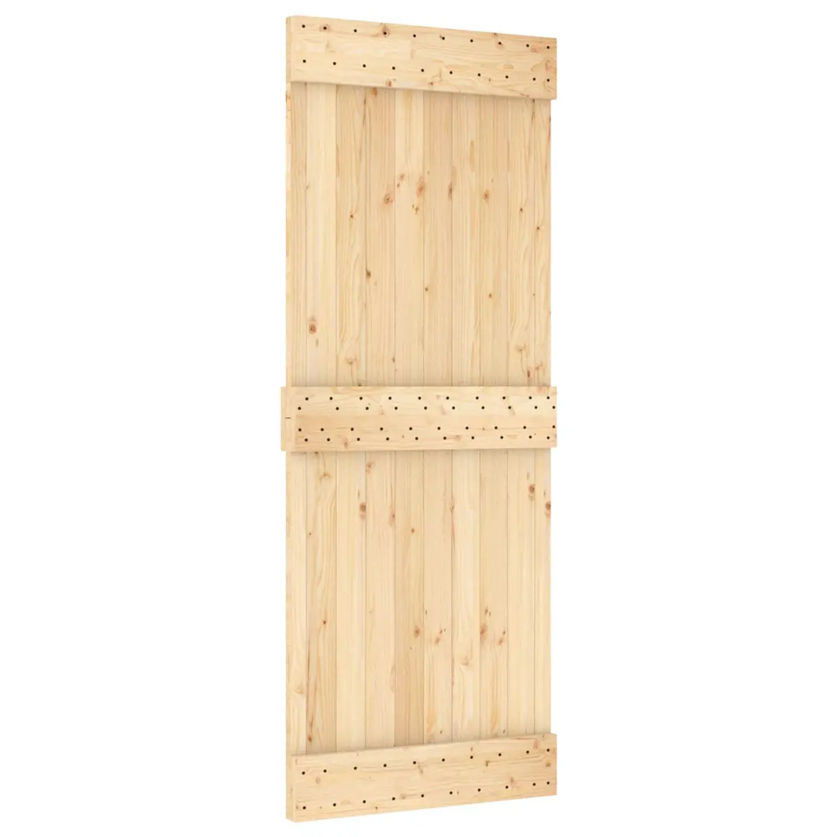 Sliding Door with Solid Pine Wood Build 80 x 210 cm