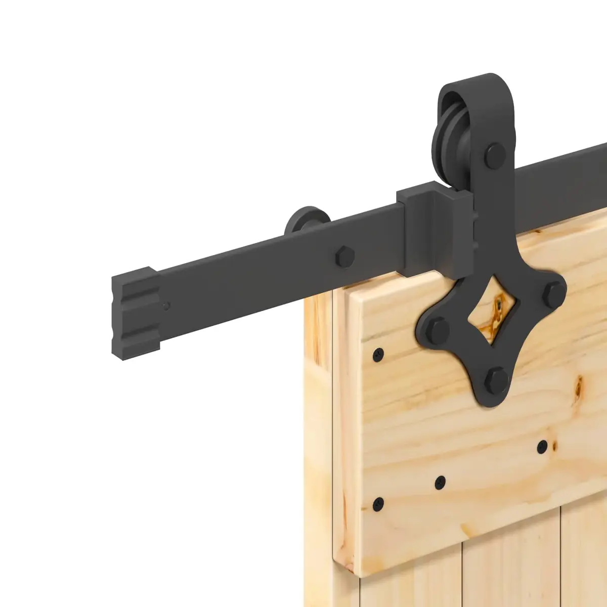70cm Sliding Door Wardrobe Closet with Barn Style