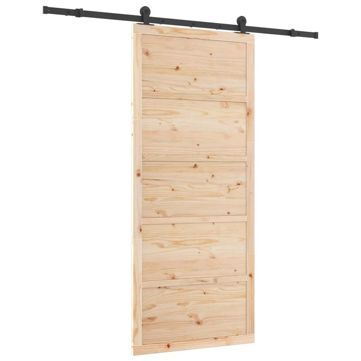 Solid Pine Wood Sliding Door 100 x 208 cm