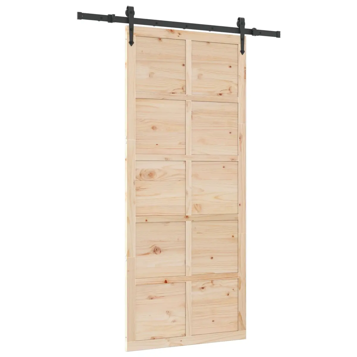 Solid Pine Wood Sliding Door 80 x 208 cm