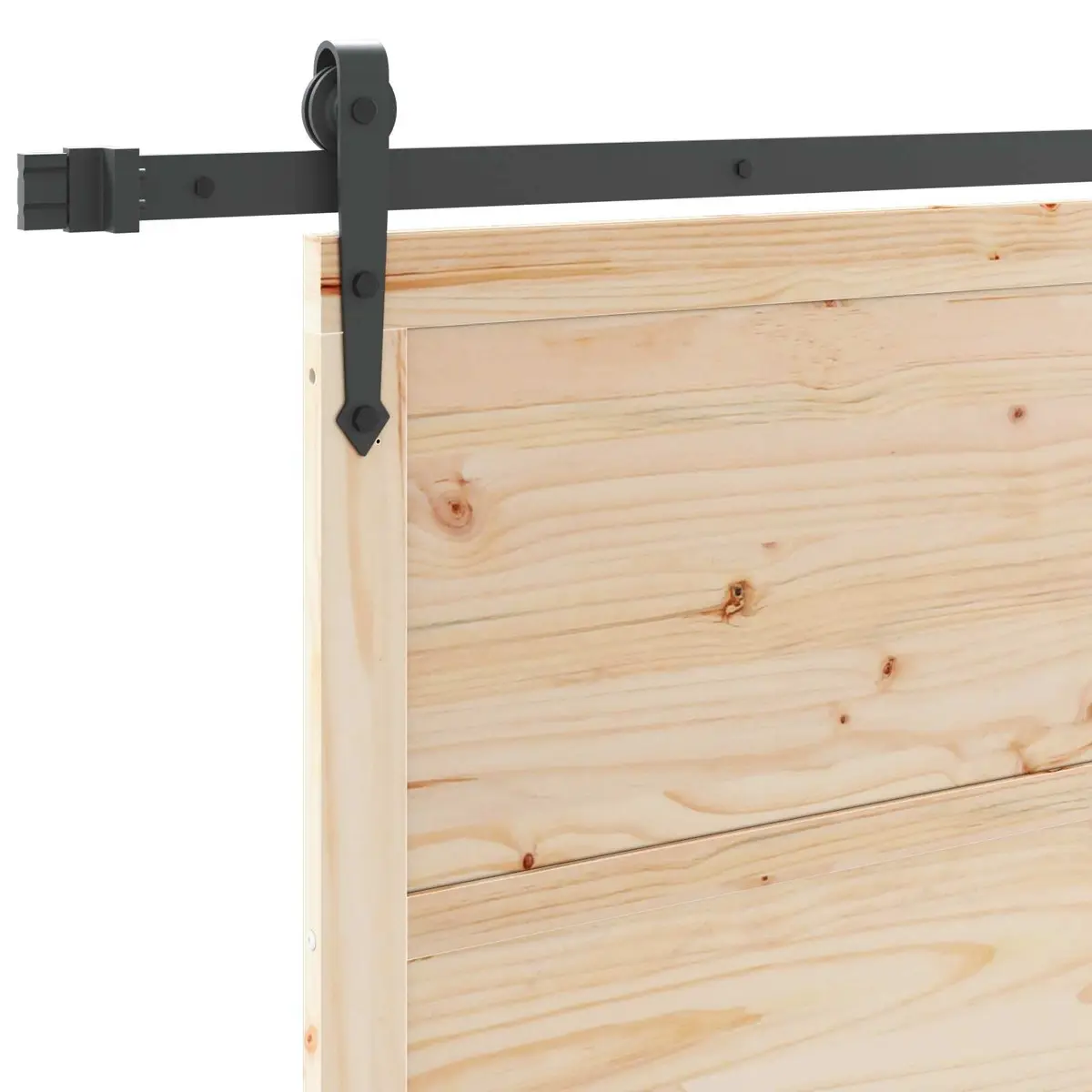 Solid Pine Wood Sliding Door 100 x 208 cm