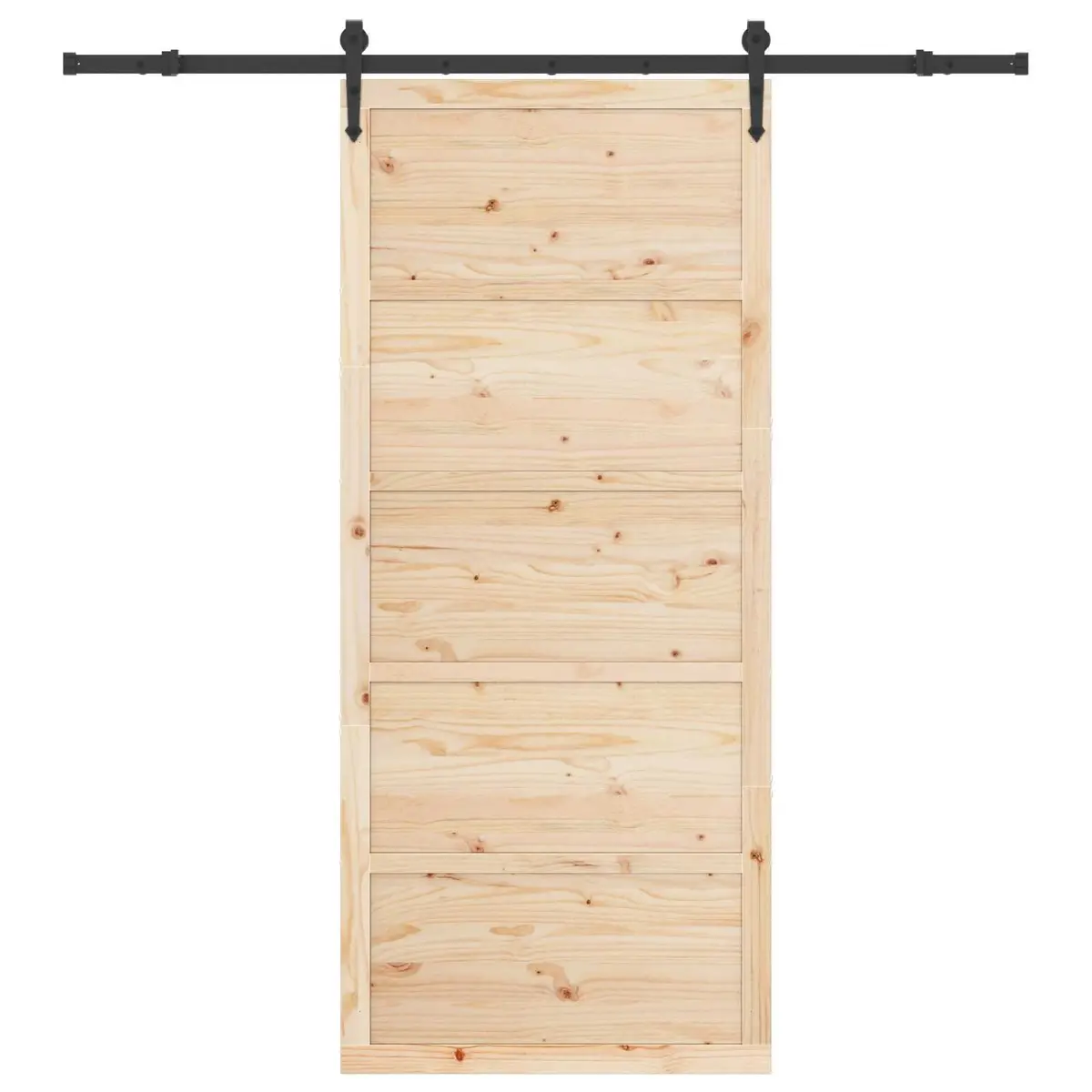 Solid Pine Wood Sliding Door 90 x 208 cm