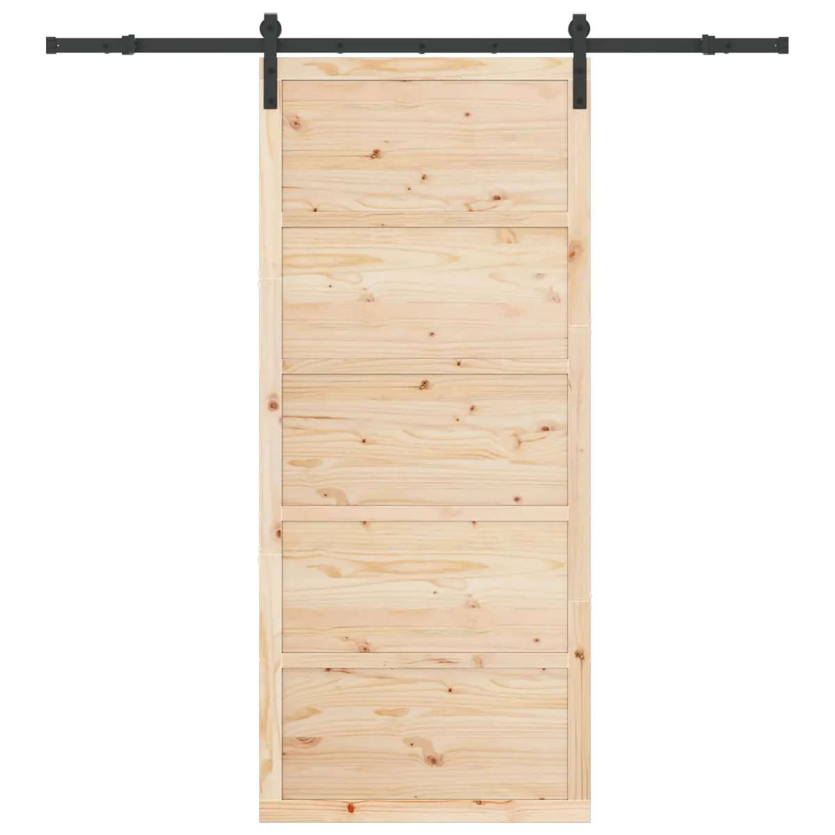 Solid Pine Wood Sliding Door 100 x 208 cm