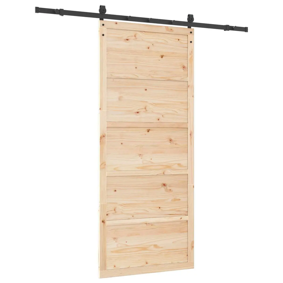 Solid Pine Wood Sliding Door 100 x 208 cm