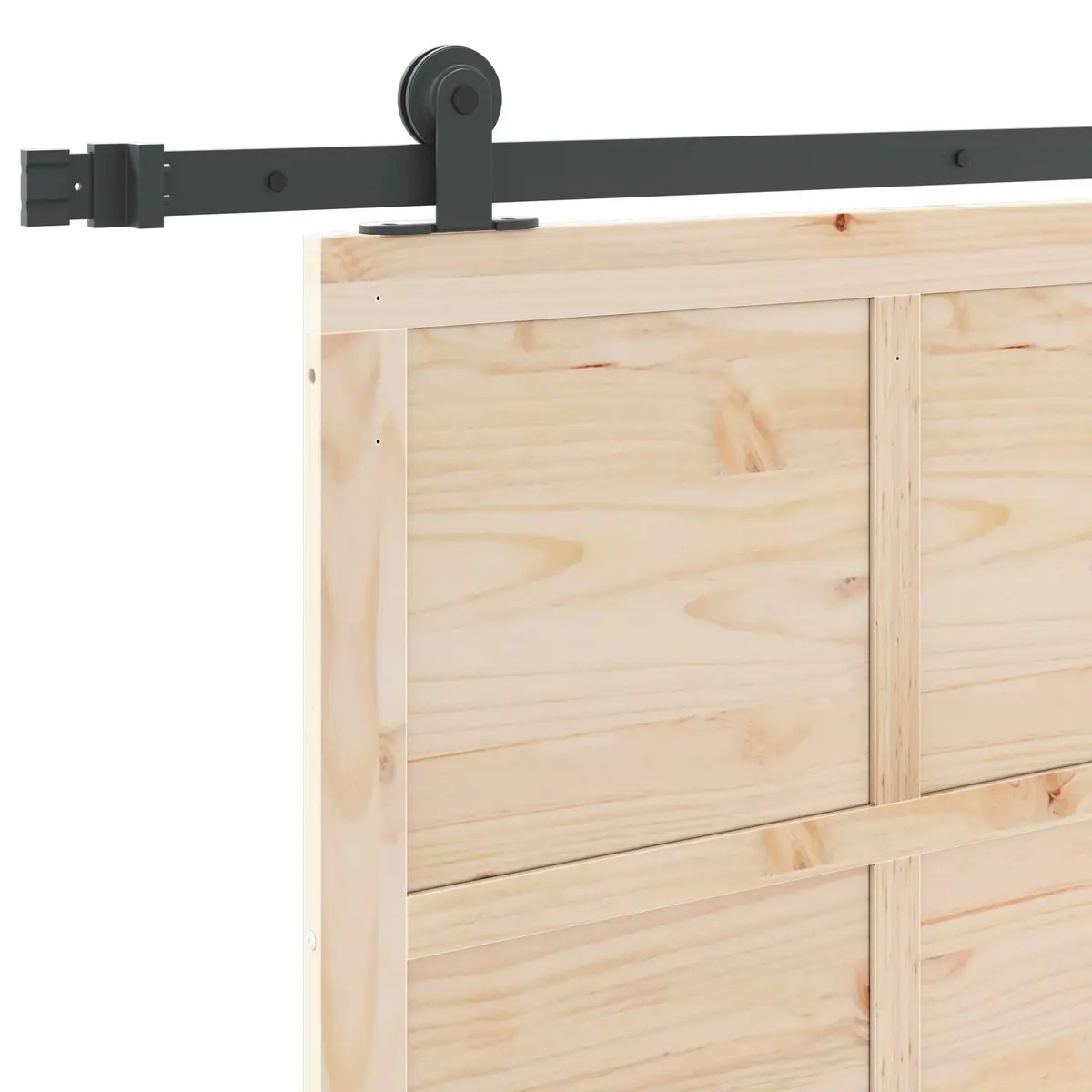 Sliding Door in Solid Pine Wood 100 x 208 cm