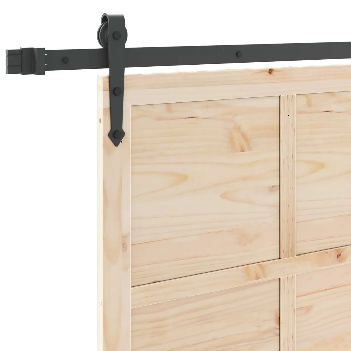 Solid Pine Wood Sliding Door 100 x 208 cm