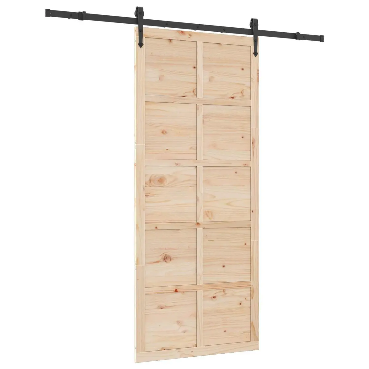 Solid Pine Wood Sliding Door 90 x 208 cm
