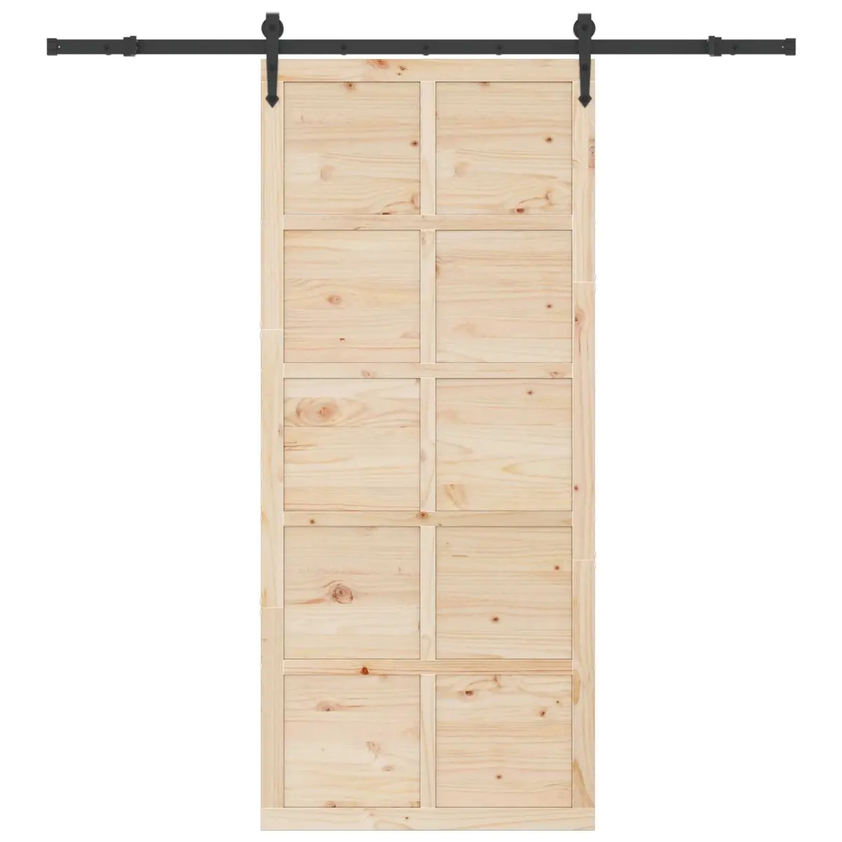 Solid Pine Wood Sliding Door 90 x 208 cm