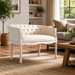 Premium Upholstered Bench for Living Room and Entryway